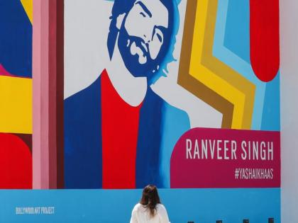 Superstar Ranveer Singh’s mural unveiled at YAS island, Abu Dhabi! | Superstar Ranveer Singh’s mural unveiled at YAS island, Abu Dhabi!