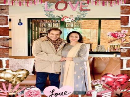 Dharmendra and Hema Malini celebrate 4 decades of togetherness | Dharmendra and Hema Malini celebrate 4 decades of togetherness