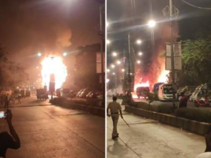 Mumbai Cylinder Blast: Multiple Explosions Rock Dharavi as Cylinder-Laden Truck Catches Fire, Horrific Video Surfaces (Watch) | Mumbai Cylinder Blast: Multiple Explosions Rock Dharavi as Cylinder-Laden Truck Catches Fire, Horrific Video Surfaces (Watch) Mumbai Cylinder Blast: Multiple Explosions Rock Dharavi as Cylinder-Laden Truck Catches Fire, Horrific Video Surfaces (Watch) | Mumbai Cylinder Blast: Multiple Explosions Rock Dharavi as Cylinder-Laden Truck Catches Fire, Horrific Video Surfaces (Watch)