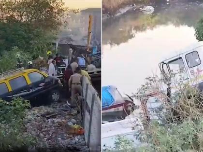 Dharavi-Mahim Junction Accident: Trailer Loses Control, Rams into Parked Vehicles in Mumbai (Watch Video)