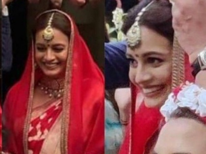 Dia Mirza ties the knot with Vaibhav Rekhi, first pic of the actress as bride goes viral! | Dia Mirza ties the knot with Vaibhav Rekhi, first pic of the actress as bride goes viral!