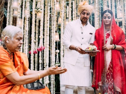 Female priest solemnises, Dia Mirza's wedding, actress pens a heartfelt note | Female priest solemnises, Dia Mirza's wedding, actress pens a heartfelt note
