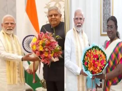 Diwali 2024: Prime Minister Narendra Modi Extends Greetings to President Droupadi Murmu and Vice President Jagdeep Dhankhar