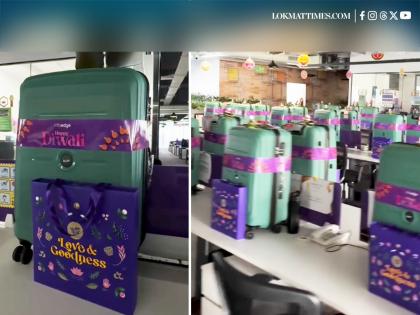 Diwali Gift Viral Video: Employees Stunned as Company Surprises Them with This Lavish Festive Hampers | Diwali Gift Viral Video: Employees Stunned as Company Surprises Them with This Lavish Festive Hampers Diwali Gift Viral Video: Employees Stunned as Company Surprises Them with This Lavish Festive Hampers | Diwali Gift Viral Video: Employees Stunned as Company Surprises Them with This Lavish Festive Hampers