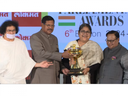Lokmat Parliamentary Awards 2025: Dola Sen Receives Best Woman Parliamentarian of the Year Award | Lokmat Parliamentary Awards 2025: Dola Sen Receives Best Woman Parliamentarian of the Year Award Lokmat Parliamentary Awards 2025: Dola Sen Receives Best Woman Parliamentarian of the Year Award | Lokmat Parliamentary Awards 2025: Dola Sen Receives Best Woman Parliamentarian of the Year Award