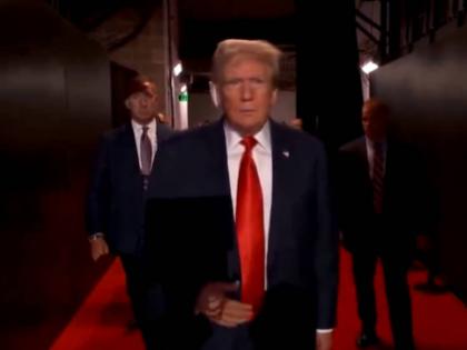 Donald Trump Appears in Public for the First Time Since Assassination Attempt With Bandage on His Right Ear (Watch Video) | Donald Trump Appears in Public for the First Time Since Assassination Attempt With Bandage on His Right Ear (Watch Video)