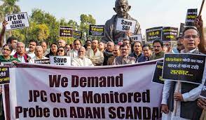 NCP workers booked BJP men detained let off for separate protests over Adani issue | NCP workers booked BJP men detained let off for separate protests over Adani issue NCP workers booked BJP men detained let off for separate protests over Adani issue | NCP workers booked BJP men detained let off for separate protests over Adani issue