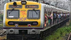 Mumbai: Local train wheel catches fire near Asangaon station | Mumbai: Local train wheel catches fire near Asangaon station