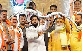 Palghar: Eknath Shinde faction holds rally to prepare for upcoming elections | Palghar: Eknath Shinde faction holds rally to prepare for upcoming elections