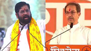 Maha CM Eknath Shinde targets Uddhav Thackeray over Rahul's Savarkar remarks | Maha CM Eknath Shinde targets Uddhav Thackeray over Rahul's Savarkar remarks