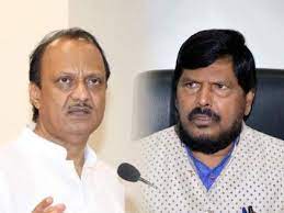 RPI(A) chief Ramdas Athawale says, will be more than happy if Ajit Pawar joins our party | RPI(A) chief Ramdas Athawale says, will be more than happy if Ajit Pawar joins our party