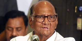 Mumbai: NCP chief Sharad Pawar reaches party office | Mumbai: NCP chief Sharad Pawar reaches party office Mumbai: NCP chief Sharad Pawar reaches party office | Mumbai: NCP chief Sharad Pawar reaches party office