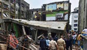 Mumbai: Portions of vacant four-storey building collapse, no casualties reported | Mumbai: Portions of vacant four-storey building collapse, no casualties reported