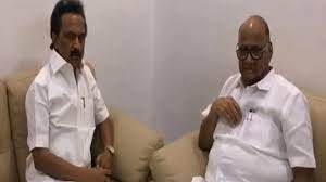 Tamil Nadu CM M K Stalin appeals Sharad Pawar to reconsider his decision to quit as NCP chief | Tamil Nadu CM M K Stalin appeals Sharad Pawar to reconsider his decision to quit as NCP chief