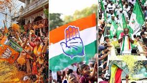 Karnataka Elections 2023: Exit poll: Republic P-MARQ predicts Congress likely to get highest vote share | Karnataka Elections 2023: Exit poll: Republic P-MARQ predicts Congress likely to get highest vote share Karnataka Elections 2023: Exit poll: Republic P-MARQ predicts Congress likely to get highest vote share | Karnataka Elections 2023: Exit poll: Republic P-MARQ predicts Congress likely to get highest vote share