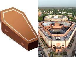 Rashtriya Janata Dal compares new Parliament building with coffin | Rashtriya Janata Dal compares new Parliament building with coffin