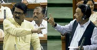 Baith Niche, Aukat nahi hai: Narayan Rane attacks Arvind Sawant in Lok Sabha | Baith Niche, Aukat nahi hai: Narayan Rane attacks Arvind Sawant in Lok Sabha