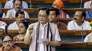 No-Confidence Motion: Kiren Rijiju seeks Rahul Gandhi's apology for his comment on Manipur violence | No-Confidence Motion: Kiren Rijiju seeks Rahul Gandhi's apology for his comment on Manipur violence