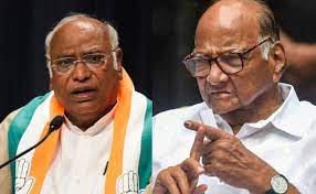 Mallikarjun Kharge claims Sharad Pawar coming for Opposition meeting on Tuesday morning | Mallikarjun Kharge claims Sharad Pawar coming for Opposition meeting on Tuesday morning Mallikarjun Kharge claims Sharad Pawar coming for Opposition meeting on Tuesday morning | Mallikarjun Kharge claims Sharad Pawar coming for Opposition meeting on Tuesday morning