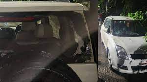 Maharashtra: Four held for vandalising vehicles in Nashik | Maharashtra: Four held for vandalising vehicles in Nashik