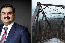 Police held four after Adani company's 6,000kg iron bridge stolen from Mumbai | Police held four after Adani company's 6,000kg iron bridge stolen from Mumbai