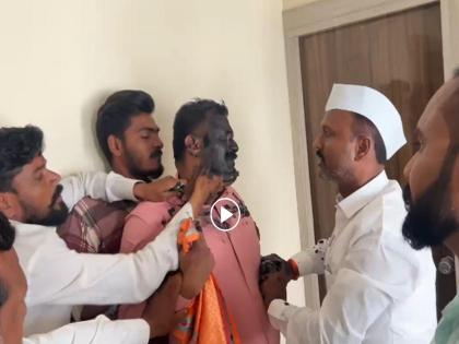 Maratha Aarakshan Supporters Blacken Face Of Dr. Ramesh Tarakh Over Statements Against Manoj Jarange Patil | Maratha Aarakshan Supporters Blacken Face Of Dr. Ramesh Tarakh Over Statements Against Manoj Jarange Patil Maratha Aarakshan Supporters Blacken Face Of Dr. Ramesh Tarakh Over Statements Against Manoj Jarange Patil | Maratha Aarakshan Supporters Blacken Face Of Dr. Ramesh Tarakh Over Statements Against Manoj Jarange Patil