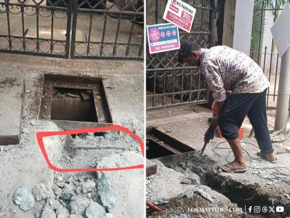 Navi Mumbai: Civic Workers Cause Power Outage After Drilling Into Live Electric Cable in Vashi | Navi Mumbai: Civic Workers Cause Power Outage After Drilling Into Live Electric Cable in Vashi Navi Mumbai: Civic Workers Cause Power Outage After Drilling Into Live Electric Cable in Vashi | Navi Mumbai: Civic Workers Cause Power Outage After Drilling Into Live Electric Cable in Vashi