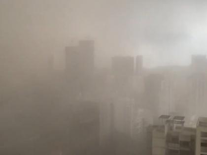 Dust Storm in Mumbai: Rough Weather Shocks Residents in Maharashtra; Power Outage Reported | Dust Storm in Mumbai: Rough Weather Shocks Residents in Maharashtra; Power Outage Reported