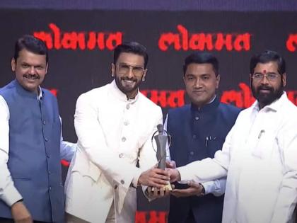 Ranveer Singh wins big at Lokmat Maharashtrian of the Year Awards 2022 | Ranveer Singh wins big at Lokmat Maharashtrian of the Year Awards 2022