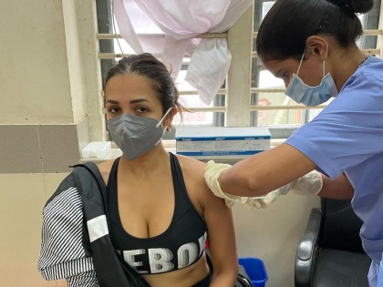 Malaika Arora gets her second dose of COVID-19 vaccine | Malaika Arora gets her second dose of COVID-19 vaccine