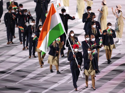 Watch: Manpreet Singh and Mary Kom lead India at Tokyo Olympics opening ceremony | Watch: Manpreet Singh and Mary Kom lead India at Tokyo Olympics opening ceremony