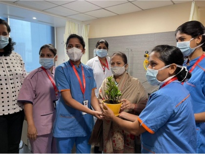 Mumbai Mayor Kishori Pednekar discharged from the hospital | Mumbai Mayor Kishori Pednekar discharged from the hospital