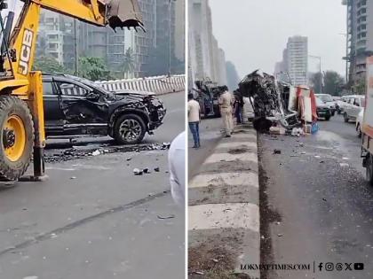 Mumbai Road Accident: Several Injured After Tempo Hits Car on Eastern Express Highway Near Vikhroli; Traffic Jam Reported | Mumbai Road Accident: Several Injured After Tempo Hits Car on Eastern Express Highway Near Vikhroli; Traffic Jam Reported Mumbai Road Accident: Several Injured After Tempo Hits Car on Eastern Express Highway Near Vikhroli; Traffic Jam Reported | Mumbai Road Accident: Several Injured After Tempo Hits Car on Eastern Express Highway Near Vikhroli; Traffic Jam Reported