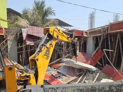 Navi Mumbai: NMMC Demolishes Illegal RCC Structures in Nerul and Belapur | Navi Mumbai: NMMC Demolishes Illegal RCC Structures in Nerul and Belapur Navi Mumbai: NMMC Demolishes Illegal RCC Structures in Nerul and Belapur | Navi Mumbai: NMMC Demolishes Illegal RCC Structures in Nerul and Belapur