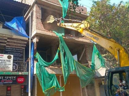 Navi Mumbai: NMMC Demolishes Unauthorised 3-Story Building in Nerul | Navi Mumbai: NMMC Demolishes Unauthorised 3-Story Building in Nerul Navi Mumbai: NMMC Demolishes Unauthorised 3-Story Building in Nerul | Navi Mumbai: NMMC Demolishes Unauthorised 3-Story Building in Nerul