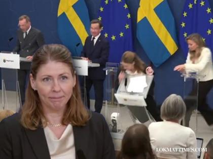 Elisabet Lann: Sweden Health Minister Collapses During Live Press Conference; Video Surfaces | Elisabet Lann: Sweden Health Minister Collapses During Live Press Conference; Video Surfaces Elisabet Lann: Sweden Health Minister Collapses During Live Press Conference; Video Surfaces | Elisabet Lann: Sweden Health Minister Collapses During Live Press Conference; Video Surfaces