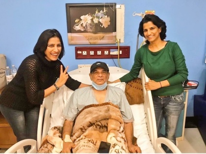 Sushant's father, K.K Singh faces health scare, picture from hospital with daughter's go viral! | Sushant's father, K.K Singh faces health scare, picture from hospital with daughter's go viral!
