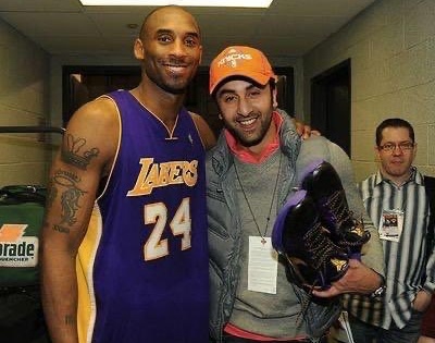 Emotional Rishi Kapoor shares a throwback picture of Ranbir Kapoor with Kobe Bryant | Emotional Rishi Kapoor shares a throwback picture of Ranbir Kapoor with Kobe Bryant