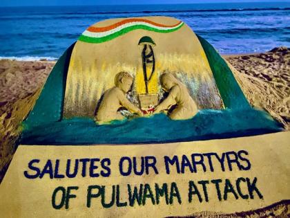 Sudarsan Pattnaik pays tribute to bravehearts on Pulwama attack anniversary | Sudarsan Pattnaik pays tribute to bravehearts on Pulwama attack anniversary