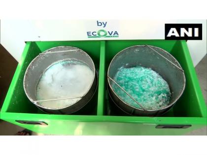 Pune man invents machine to ensure safe disposal, recycling of sanitary napkins | Pune man invents machine to ensure safe disposal, recycling of sanitary napkins