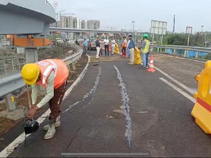 MMRDA Clarifies Cracks on Atal Setu Approach Road, Denies Structural Defects After Nana Patole's Claims (Watch Video) | MMRDA Clarifies Cracks on Atal Setu Approach Road, Denies Structural Defects After Nana Patole's Claims (Watch Video) MMRDA Clarifies Cracks on Atal Setu Approach Road, Denies Structural Defects After Nana Patole's Claims (Watch Video) | MMRDA Clarifies Cracks on Atal Setu Approach Road, Denies Structural Defects After Nana Patole's Claims (Watch Video)
