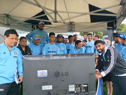 Indian cricket team joins nation in celebrating Chandrayaan-3's lunar success | Indian cricket team joins nation in celebrating Chandrayaan-3's lunar success