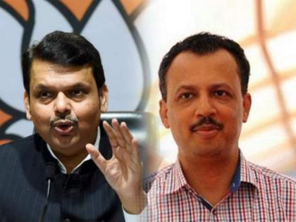 Milind Narvekar meets Deputy Chief Minister Devendra Fadnavis at midnight? | Milind Narvekar meets Deputy Chief Minister Devendra Fadnavis at midnight?