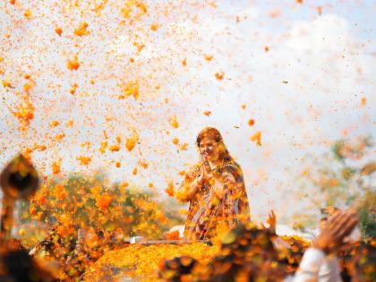 Shiv Shakti Parikrama Yatra: Pankaja Munde receives enthusiastic welcome in Satara | Shiv Shakti Parikrama Yatra: Pankaja Munde receives enthusiastic welcome in Satara