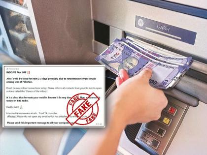 ATMs to Remain Closed for 2–3 Days Amid Rising India–Pakistan Tensions? PIB Clears Air on Viral WhatsApp Message | ATMs to Remain Closed for 2–3 Days Amid Rising India–Pakistan Tensions? PIB Clears Air on Viral WhatsApp Message ATMs to Remain Closed for 2–3 Days Amid Rising India–Pakistan Tensions? PIB Clears Air on Viral WhatsApp Message | ATMs to Remain Closed for 2–3 Days Amid Rising India–Pakistan Tensions? PIB Clears Air on Viral WhatsApp Message