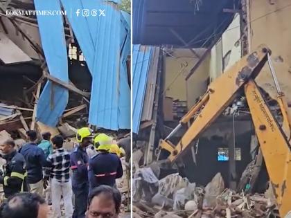Mumbai: 7 Injured After Part of Fanuswala Building Collapses in Byculla West (Watch Video) | Mumbai: 7 Injured After Part of Fanuswala Building Collapses in Byculla West (Watch Video) Mumbai: 7 Injured After Part of Fanuswala Building Collapses in Byculla West (Watch Video) | Mumbai: 7 Injured After Part of Fanuswala Building Collapses in Byculla West (Watch Video)