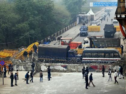 Farmers Protest: Singhu and Tikri Borders Closed; Security Tightened to Prevent March to Delhi | Farmers Protest: Singhu and Tikri Borders Closed; Security Tightened to Prevent March to Delhi