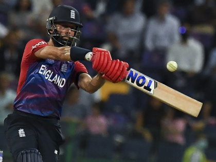 Moeen Ali's half century guides England to a par score in first semifinal | Moeen Ali's half century guides England to a par score in first semifinal