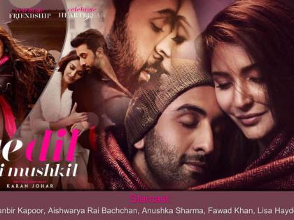 Karan Johar celebrates 6 years of 'Ae Dil Hai Mushkil', shares heartfelt note | Karan Johar celebrates 6 years of 'Ae Dil Hai Mushkil', shares heartfelt note Karan Johar celebrates 6 years of 'Ae Dil Hai Mushkil', shares heartfelt note | Karan Johar celebrates 6 years of 'Ae Dil Hai Mushkil', shares heartfelt note