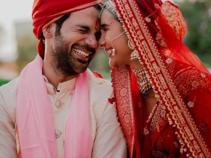 Rajkummar Rao ties the knot with Patralekhaa, shares first pic from their dreamy wedding | Rajkummar Rao ties the knot with Patralekhaa, shares first pic from their dreamy wedding